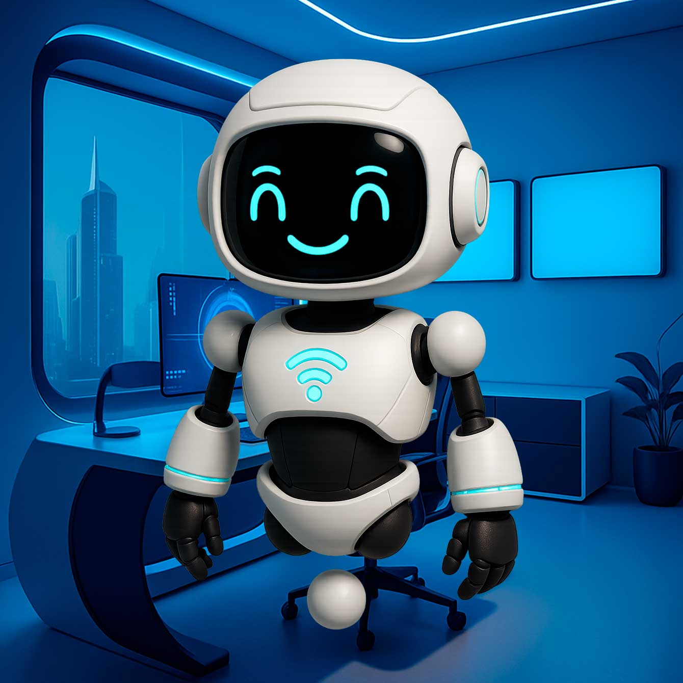 Robô – Mascote de Agência de IA